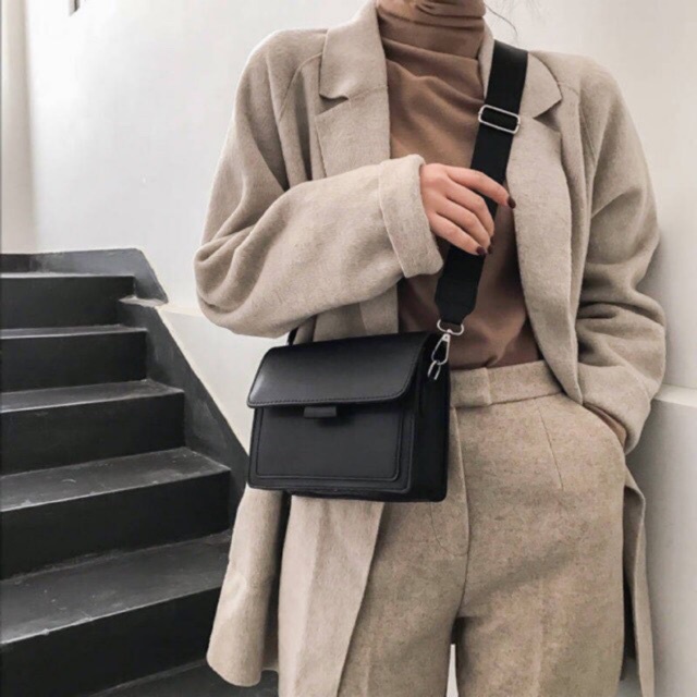 Túi bì thư đeo chéo nữ basic vintage đẹp đi chơi thời trang hàn quốc giá rẻ DC071