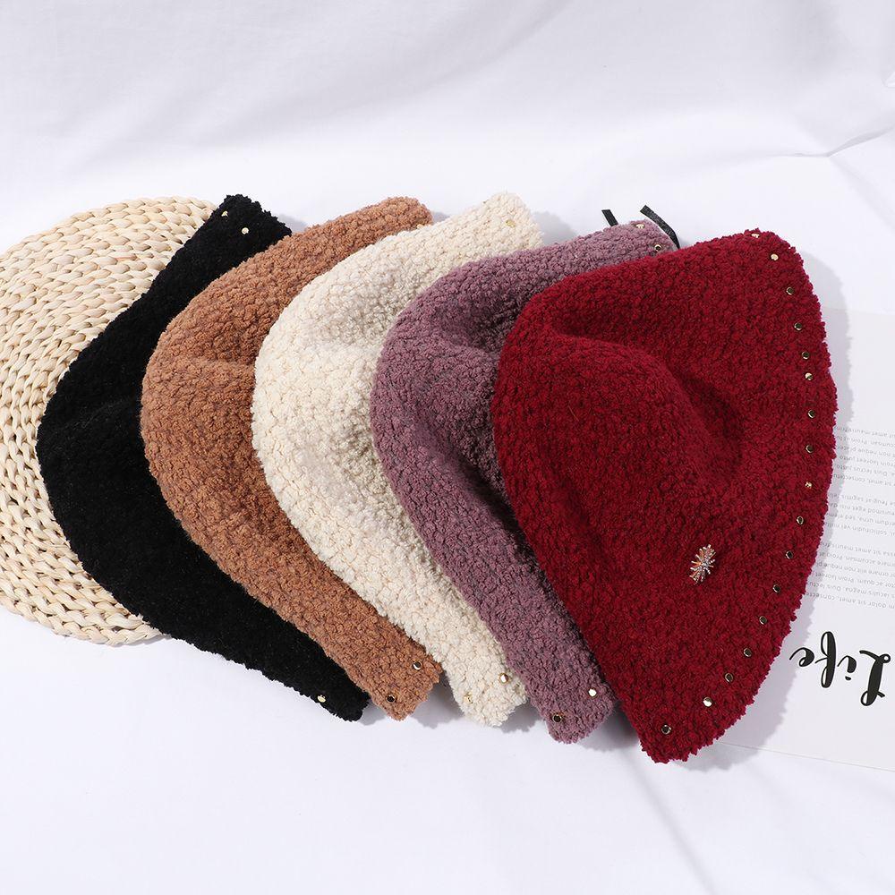 Nón Tai Bèo Phủ Lông Giữ Ấm Mềm Mại Thời Trang Cho Nữ