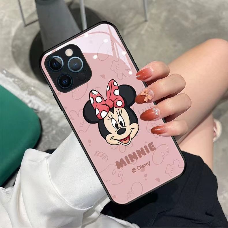 Ốp Điện Thoại Chống Va Đập In Hình Mickey Hoạt Hình Mẫu Mới Cho iPhone 13 Pro Max 14 12 Mini 11 XS XR X 8 7 Plus 6S 6 SE