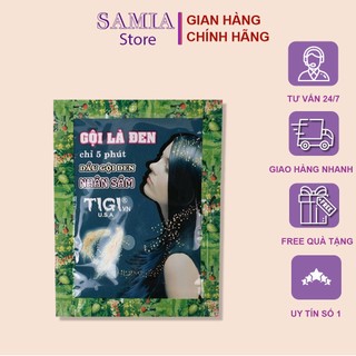 Gói Gội Là Đen Samia Thảo Dược Tigi Phủ Bạc Tốt Không Dính Da Đầu [Gói 23ml - Chính Hãng]