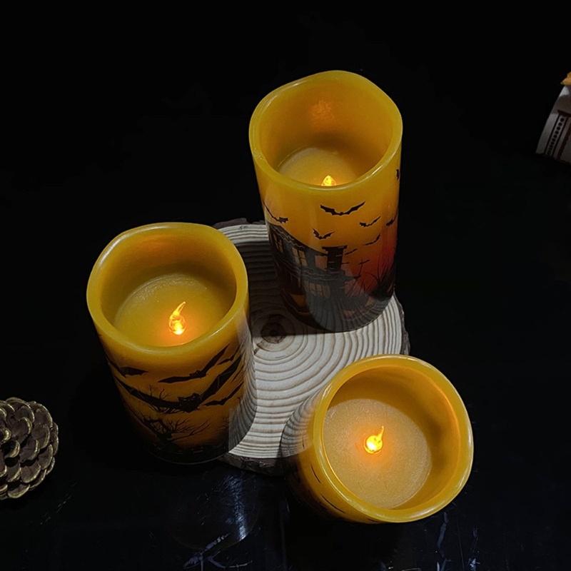 Đèn LED Hình Ngọn Nến Màu Vàng Kim Sử Dụng Pin Không Có Khung Làm Đạo Cụ Chụp Ảnh Cổ Điển Lâu Trôi