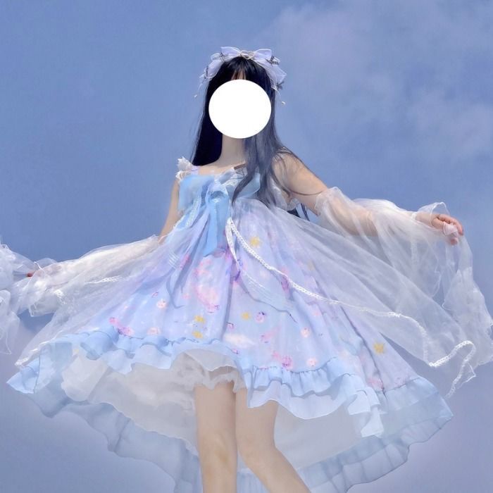 Hàng Có Sẵn Đầm lolita Công Chúa Biển Sâu Dễ Thương Ngọt Ngào Cho Nữ Hóa Trang lolita Nhật Bản