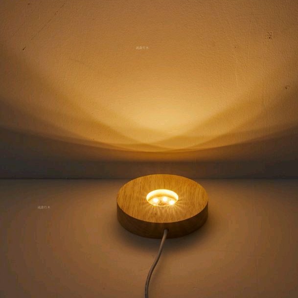 Đèn led đế gỗ trang trí đèn đế gỗ làm diy độc đáo