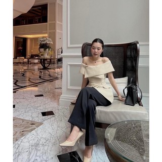 Áo Trễ Vai Vạt Ngực