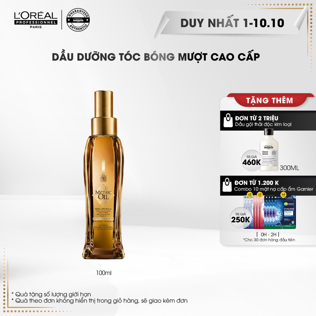 Dầu dưỡng tóc bóng mượt cao cấp Mythic Oil L'Oréal Professionnel 100ml