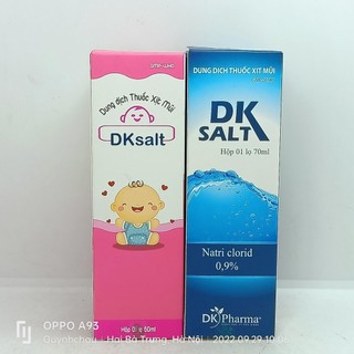 Dung dịch xịt mũi dk salt dành cho người lớn và trẻ em