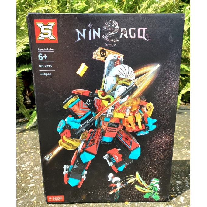 Lắp ráp xếp hình Ninjago 2035 : Robot của sư phụ 354 mảnh