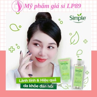 Nước hoa hồng Simple, toner simple, nước hoa hồng cho da nhạy cảm giúp dưỡng da se khít lỗ chân lông mềm mịn da