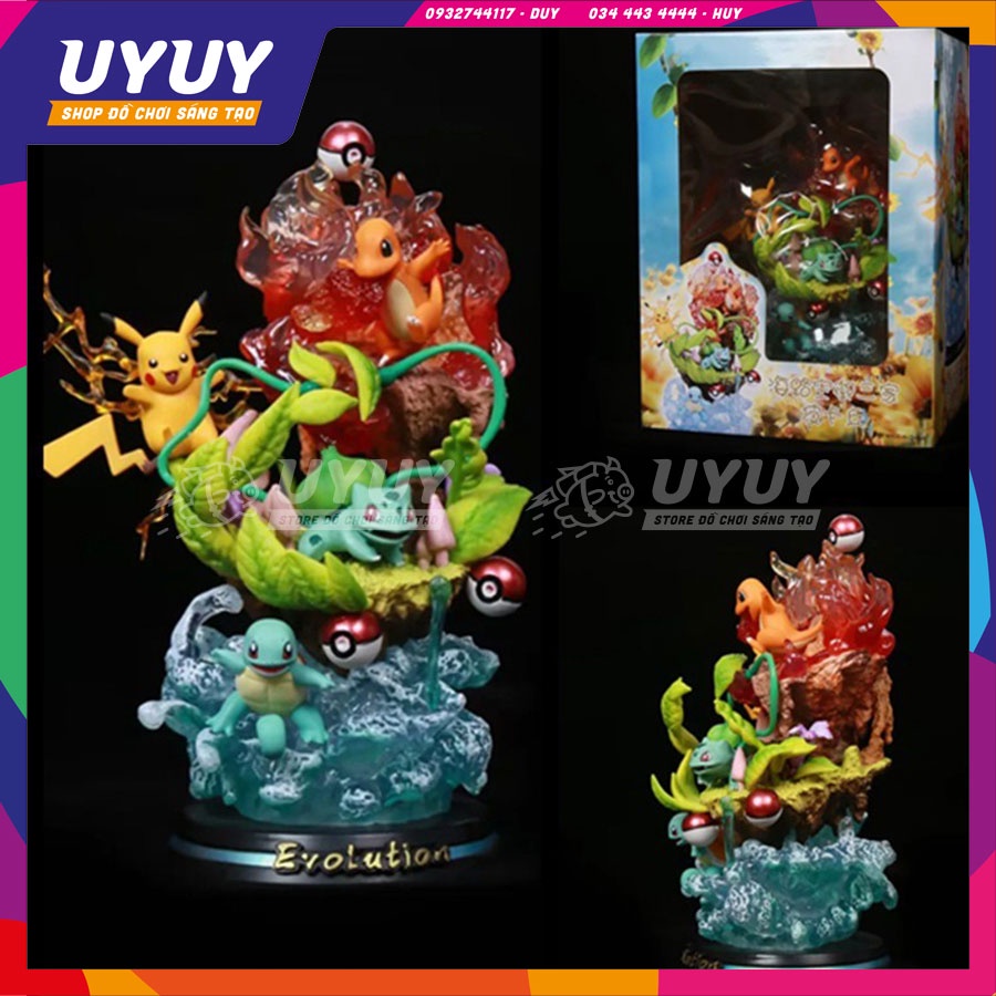 Mô Hình Tiểu Cảnh Pokemon Phát Họa Size Lớn, Siêu Đẹp và Sắc Nét