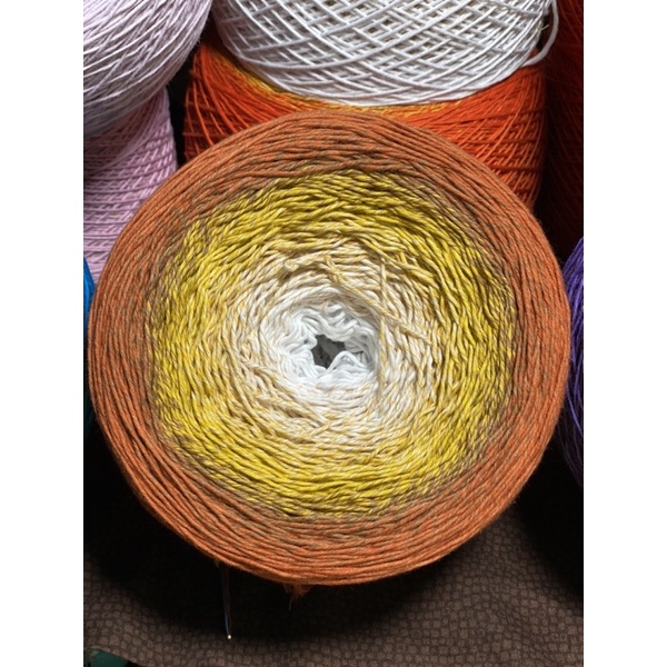 Sợi cầu vòng cotton100% se 2mm  26k/100g móc nón , túi, balo, chăn, thảm , thú, vỏ gối ..