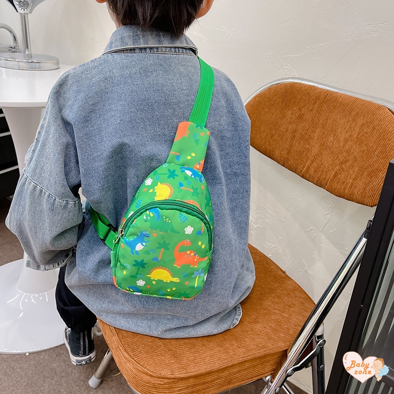 Túi Đeo Chéo Ngực Hình Khủng Long Dễ Thương Cho Bé