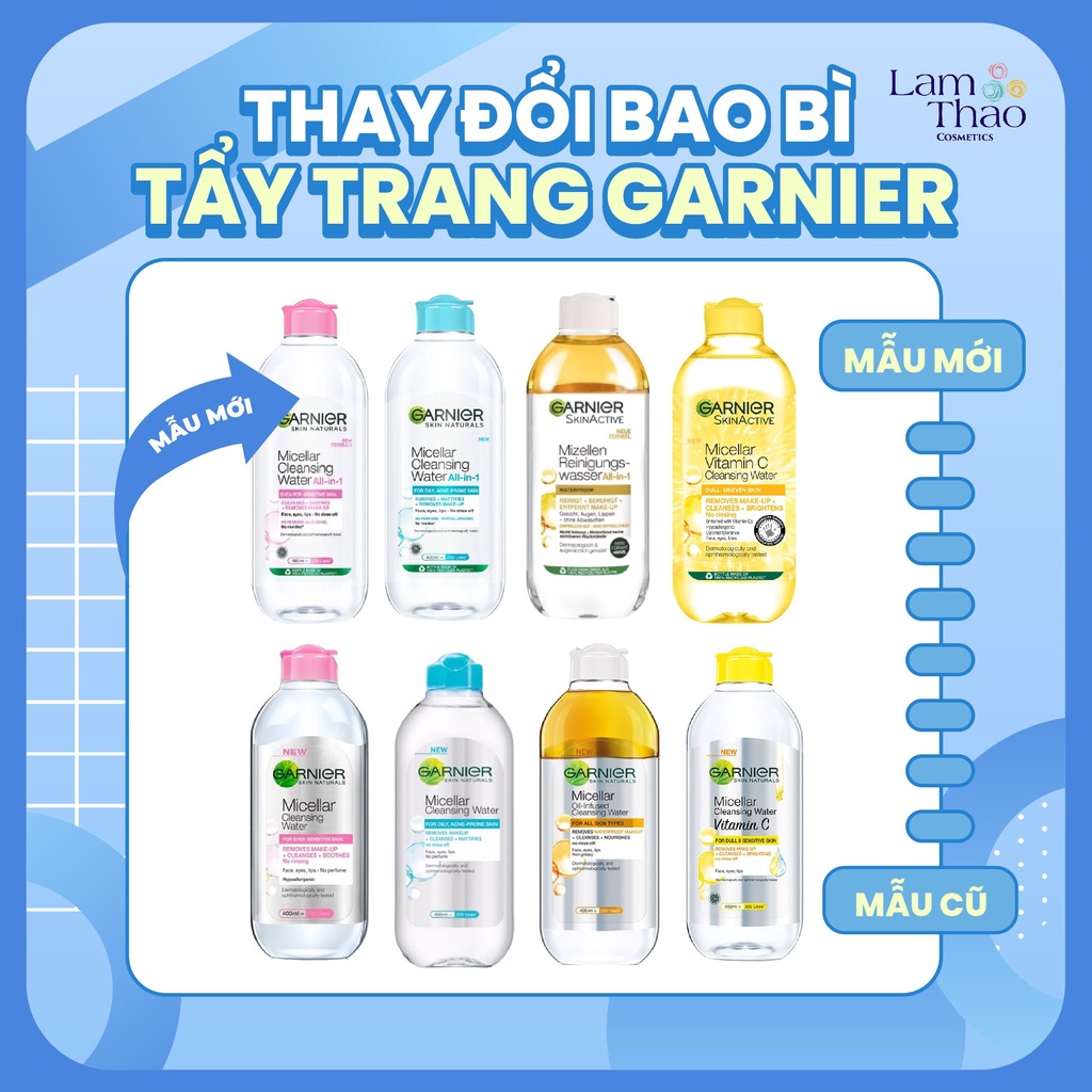 Nước Tẩy Trang Garnier Micellar Cleansing Water