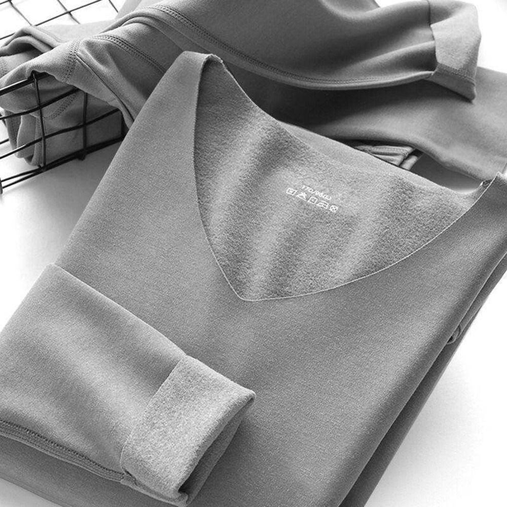 Healmeyou đồ lót giữ nhiệt sang trọng áo thun thoải mái ấm hơn quần dài nhiệt dài johns