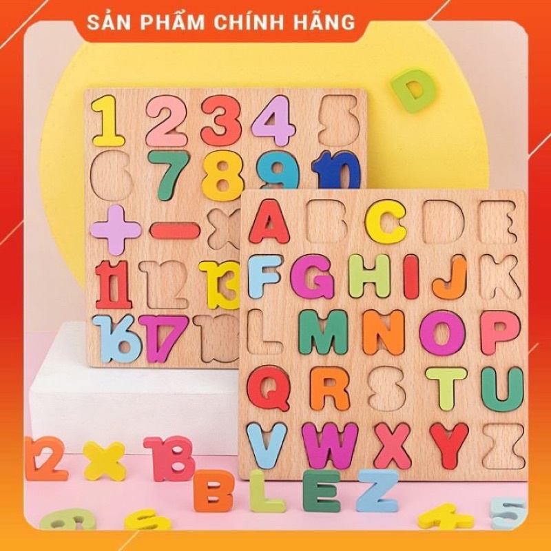 Bảng chữ cái tiếng anh 26 chữ cái, bảng chữ cái gỗ, đồ chơi học tiếng anh thông minh cho bé, bảng chữ cái giá rẻ