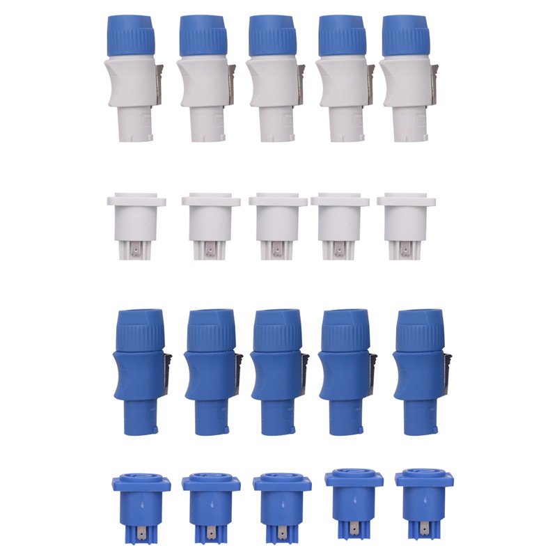 Phích Cắm Nguồn AC 3 Chấu NAC3FCA NAC3FCB AC 20A / 250V Dành Cho Đèn LED Sân Khấu