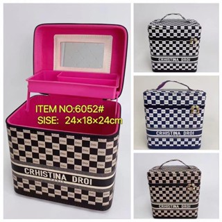 Thùng Cốp Vải Caro 6052 Đựng đồ trang điểm , nail , mi nối , phun xăm