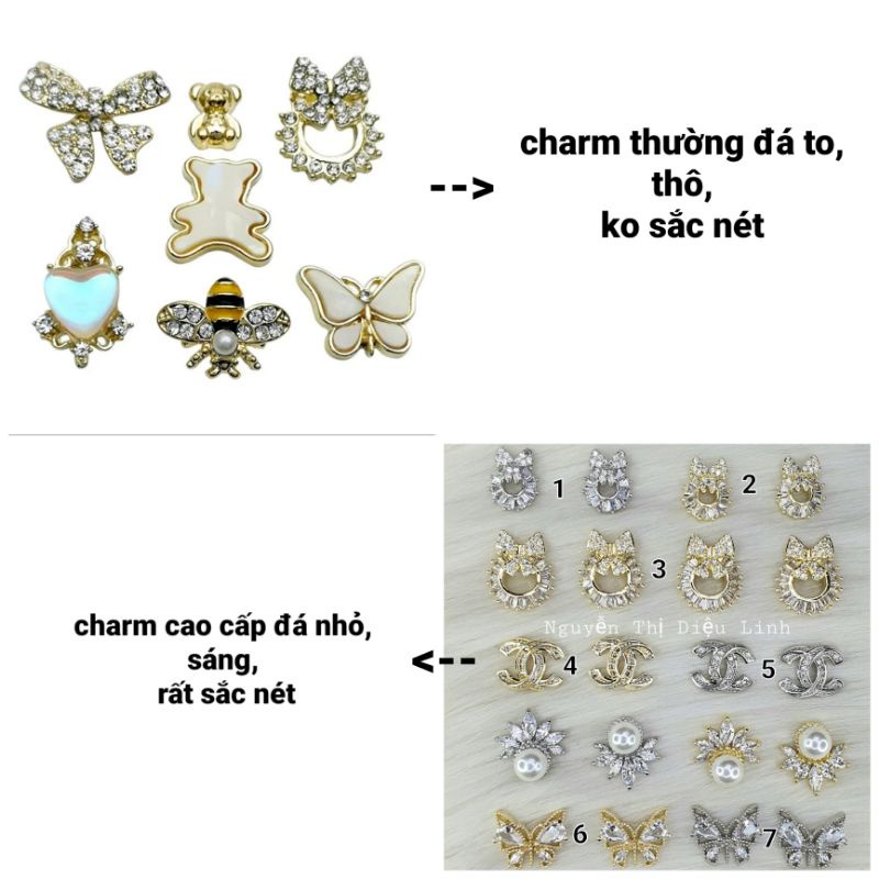 Charm nail cao cấp đính móng