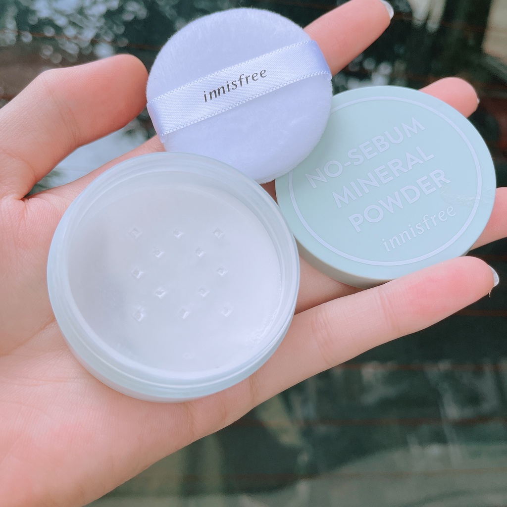 Phấn phủ kiềm dầu dạng bột innisfree No Sebum Mineral Powder 5g