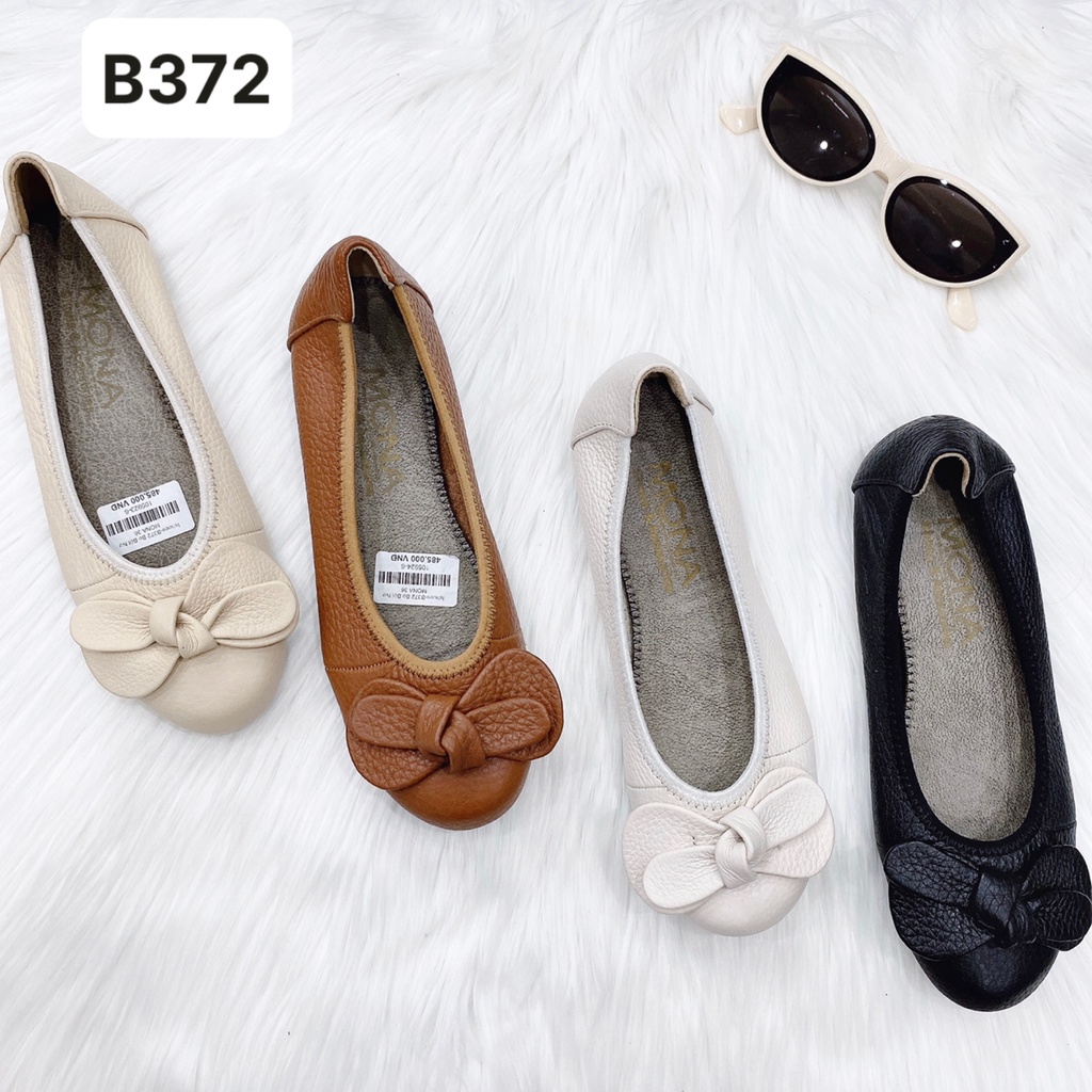 Giày Bệt Nữ Da Bò Cao Cấp-B372