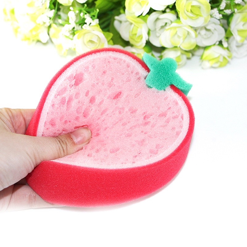 Mút Rửa Chén Tạo Bọt Hình Trái Cây Dễ Thương