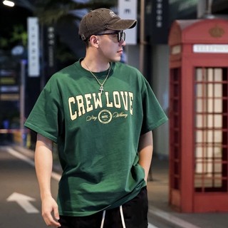 Áo thun xanh lá form rộng Crew Love GODMOTHER