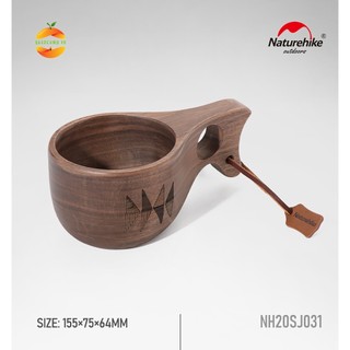 Cốc gỗ glamping walnut cup naturehike nh20sj031