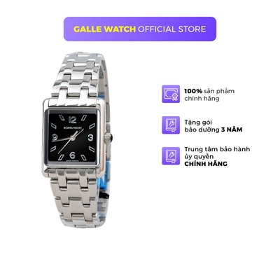 Đồng hồ Romanson Watch RM3243LWBK nữ mặt nhỏ máy Thụy Sĩ kính chống xước dây thép cao cấp chính hãng