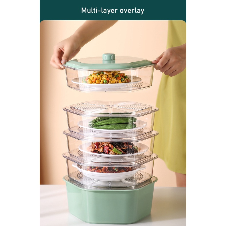 Lồng Bàn Đậy Thức Ăn Chống Bụi Đa Năng Tiện Dụng Ốp