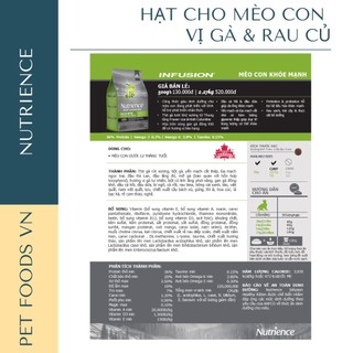Thức ăn hạt Nutrience INFUSION - Nutrience Subzero 500g