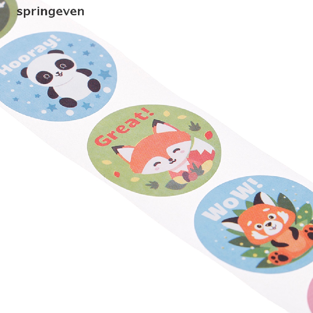 Set 500 Sticker Động Vật Dễ Thương Dán Khen Thưởng Cho Giáo Viên