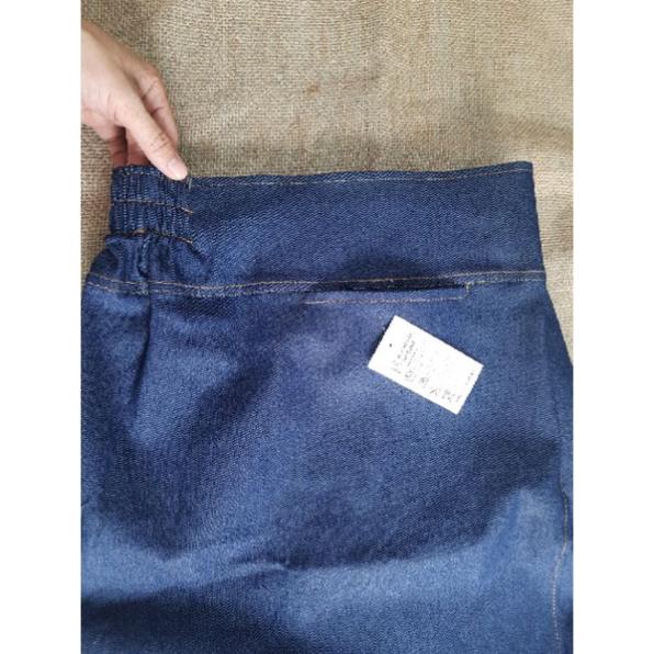 Váy chống nắng xẻ tà chuyên ngồi sau xe 1 lớp, 2 lớp vải jean, kaki đa dạng