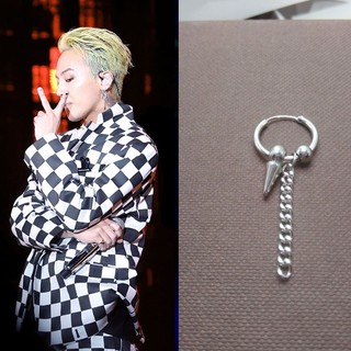 Khuyên tai G-DRAGON - bông tai Unisex titan không gỉ