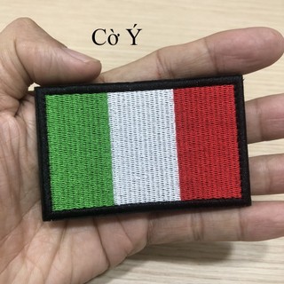 Patch dán velcro cờ các nước