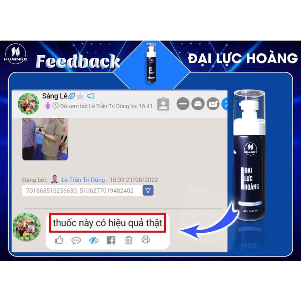 Dầu xoa bóp Đại Lực Hoàng hỗ trợ nhức xương khớp 150ml