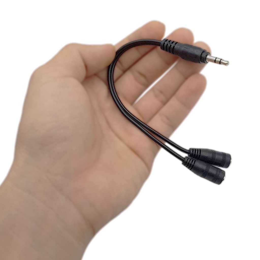 Cáp chia cổng jack 3.5mm ra loa và tai nghe