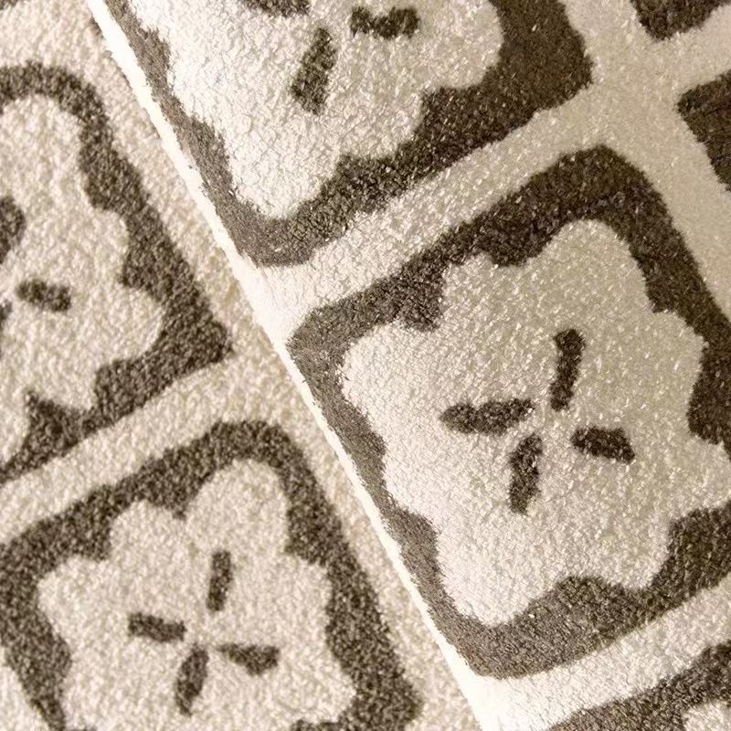 Thảm Trải Sàn Phòng Khách Dày Dặn Phong Cách Retro Pháp