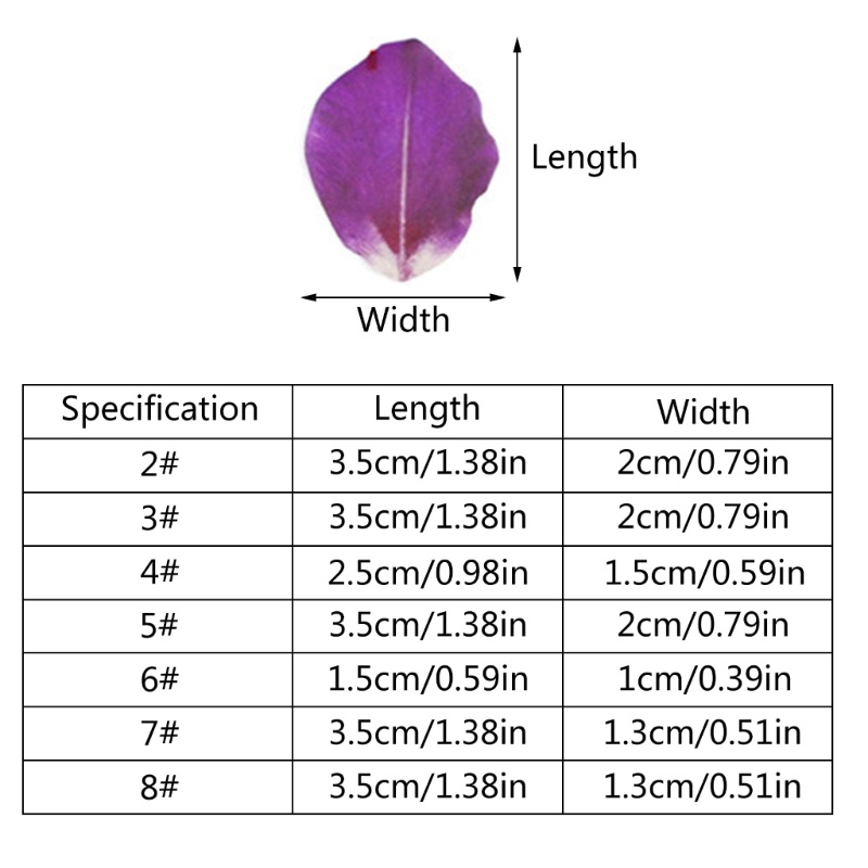 Cuộn 200 Miếng Dán Hình Cánh Hoa Trang Trí Sổ Tay DIY