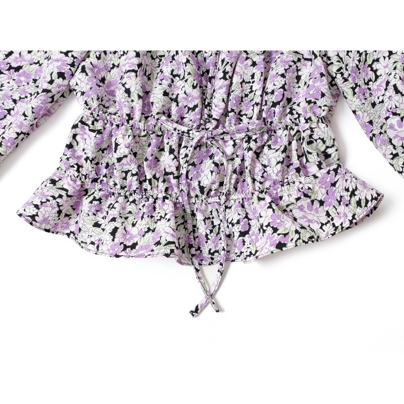 Áo Hoa Nhí Tay Dài Phồng PRI • Storenyy