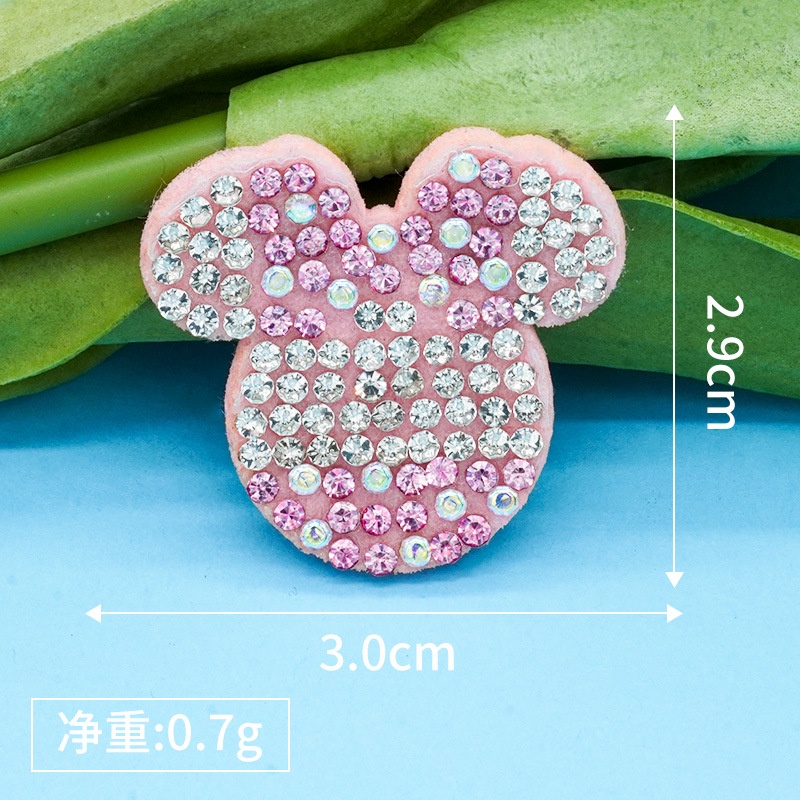 2189662 Miếng Dán Trang Trí Mũ / Giày Hình Bướm Hoạt Hình Đính Đá diy