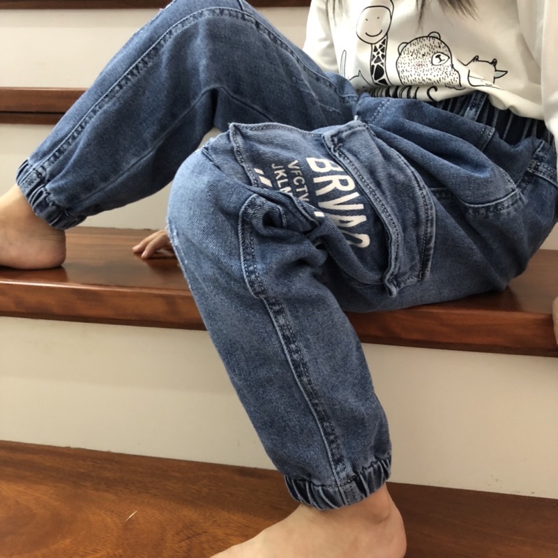 Quần bò quần JEAN bé trai bé gái chất vải cao cấp co dãn thoải mái JBT02 - Beddep Kids Clothes