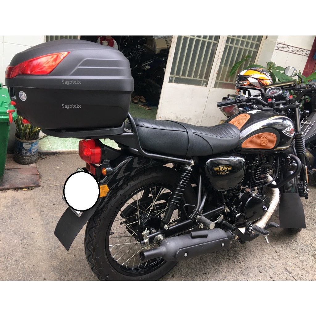 Thùng xe Kawasaki W175, thùng givi B27N kèm đế và bộ kit gắn cho W175, hàng givi chính hãng, bảo hàn