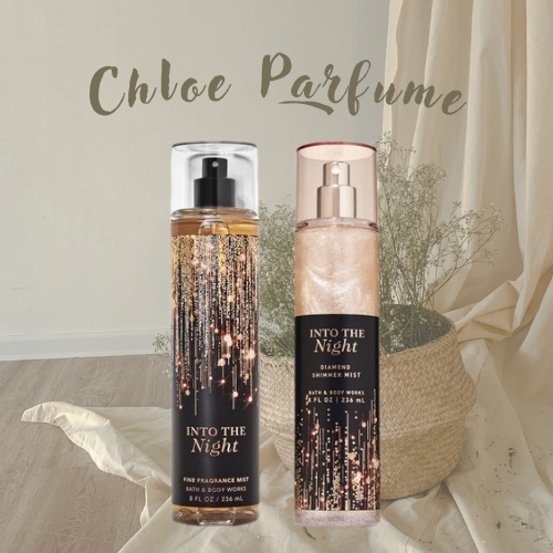 Nước Hoa Nữ, Xịt Thơm Body Mist Into The Night, Lưu Hương Thơm Ấm Áp 24h / 236ml [ Auth ]
