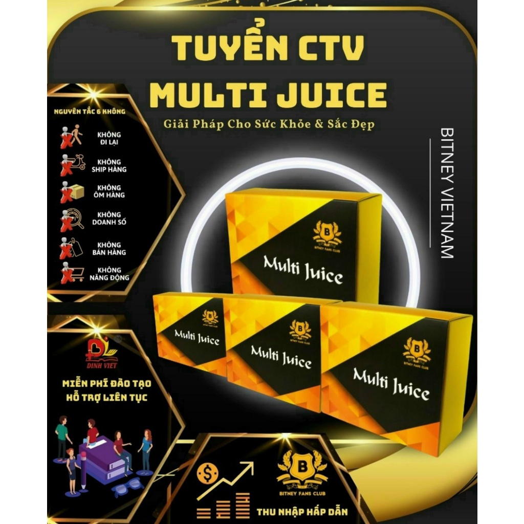Trà Hòa Tan Multi Juice - Bitney - Biggroup