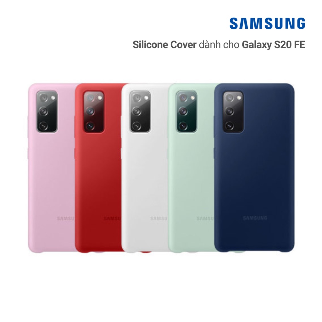 [Chính hãng] Ốp Silicone Cover dành cho Galaxy S20 FE (Phiên bản S20 Fan Edition)