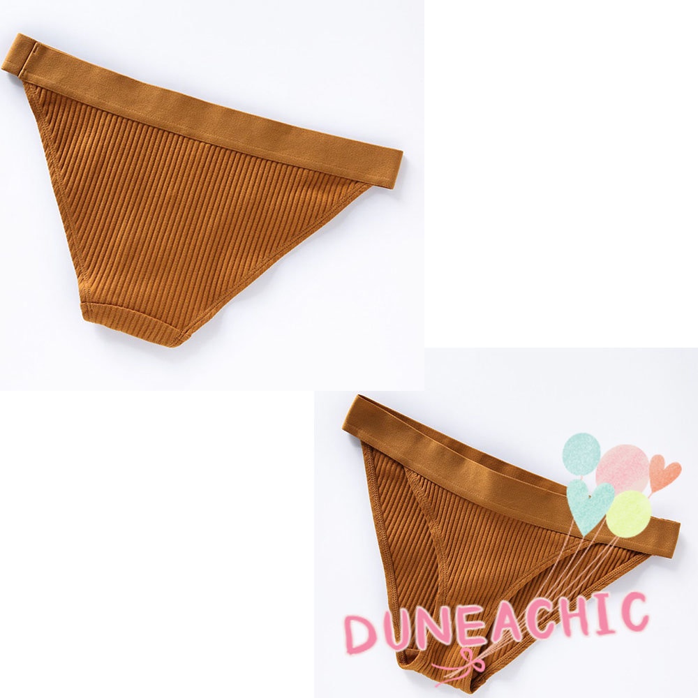 Quần lót cotton DUNEA không đường may màu sắc xinh xắn cho nữ