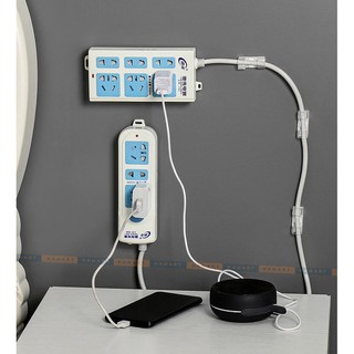 Miếng Dán Tường Treo Ổ Cắm Điện, Modem Wifi/ Giá Đỡ Treo Tường Cố Định Ổ Cắm Điện 88062 shop siêu rẻ