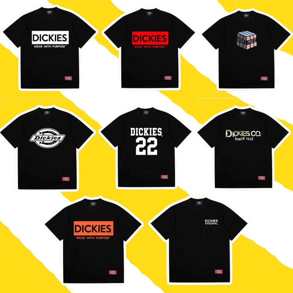 Áo thun DICKIES Part 2 form rộng tay lỡ cực chất, Áo Phông Unisex Nam Nữ
