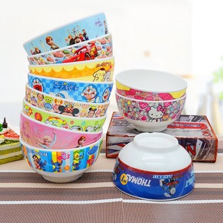🌸𝐓𝐀̣̆𝐍𝐆 𝐐𝐔𝐀̀🌸 Tô chén - muỗng Hello Kitty - Doremon Doraemon