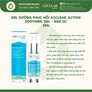 [Date SALE]Gel dưỡng phục hồi Úc Azclear Action Soothing Gel dưỡng ẩm, làm dịu mát, phục hồi da cho da sáng mềm, đều màu