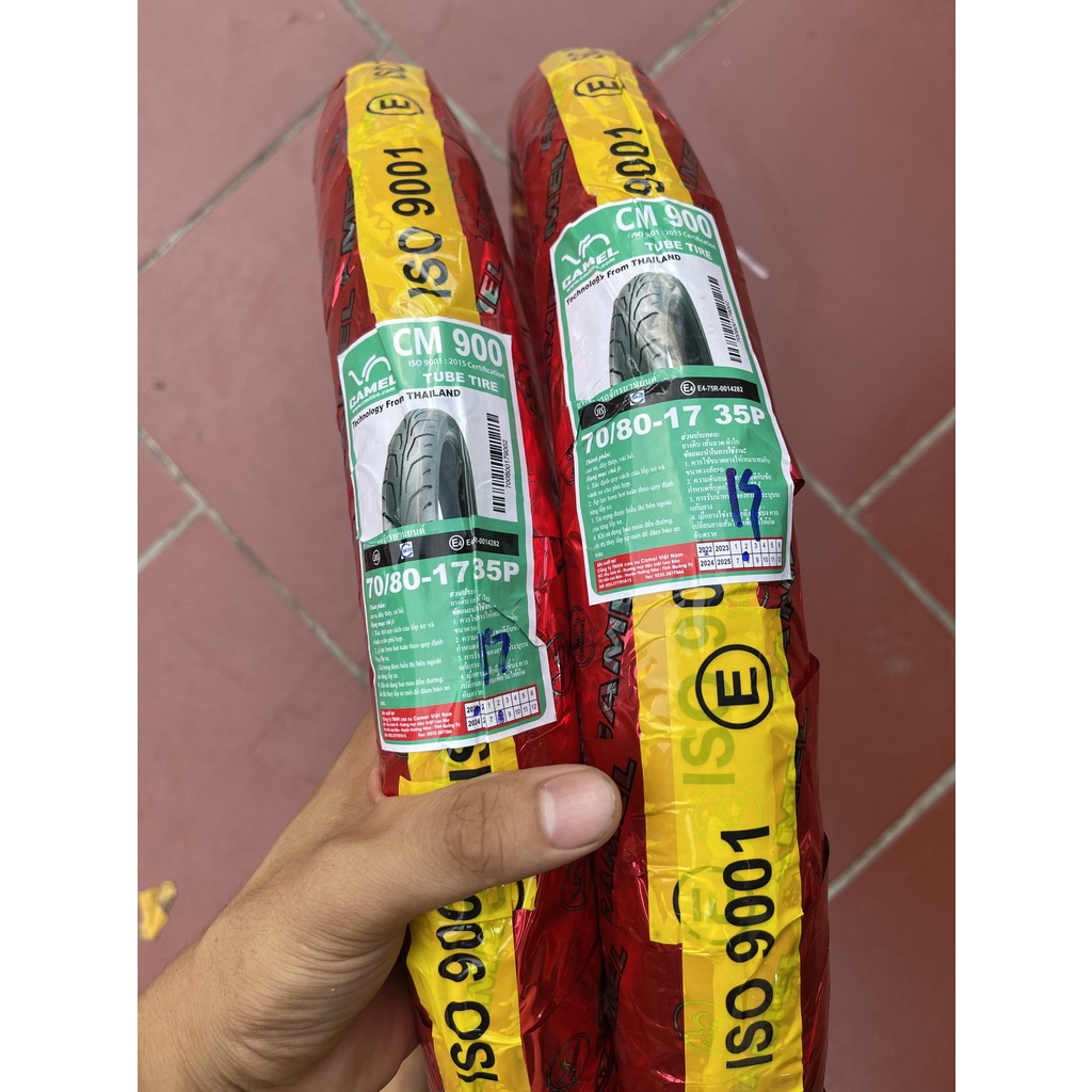 Vỏ Lốp Camel 50/60/70-17  loại có xài ruột Chính Hãng